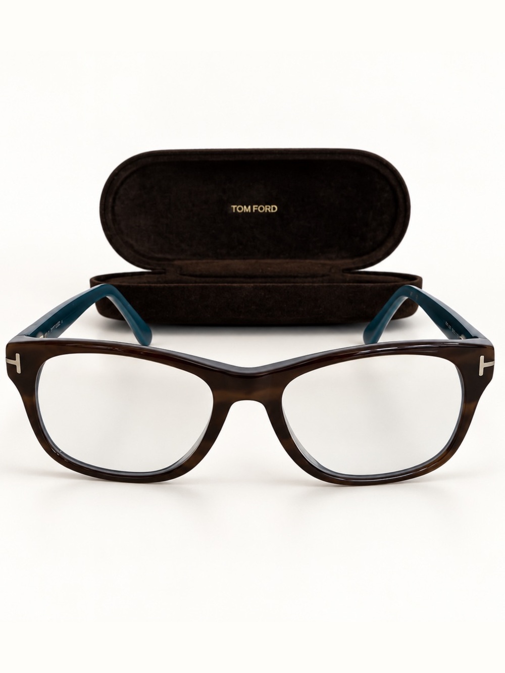 Tom Ford TF5147 056 Brown Blue Eyeglasses